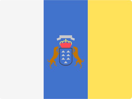 Kanarischen Inseln Flagge